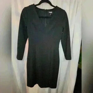 DKNY Black 3/4 Sleeve Dress Size 2